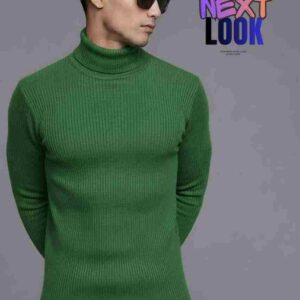 গাঢ় সবুজ রঙের (Deep Green) টার্টলনেক সোয়েটার